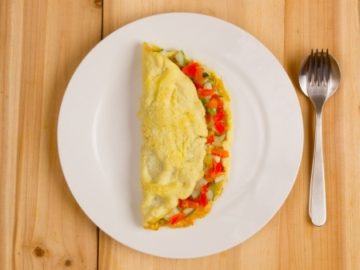 Recept voor een omeletwrap